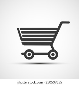 Vector icon shopping cart