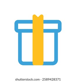 vector icon shopping list, combination of line style with solid style