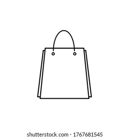 Paquete de compra de iconos vectores en un fondo claro.