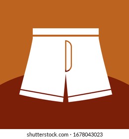 A vector icon of a short