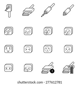 vector icon showing various natural disaster, flood, fire, tornado, earthquake
