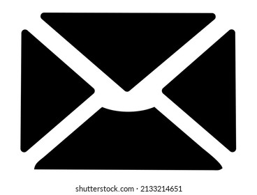 vector icon of simple forms of envelope