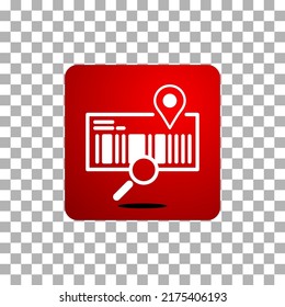 vector icon of simple forms of trace