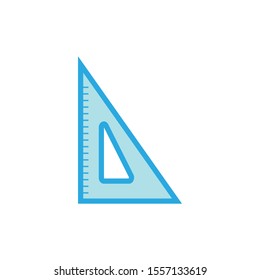 vector icon of simple school triangle