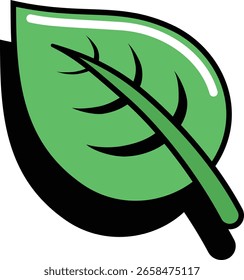 Naturaleza de pegatina simple de icono de Vector
