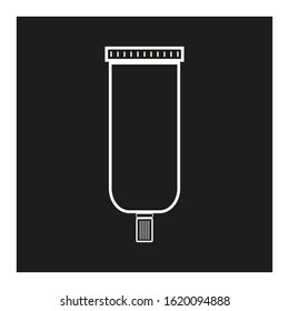 vector icon with skin pomade shape