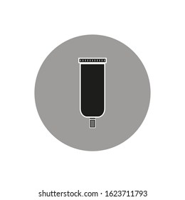 vector icon with skin pomade shape