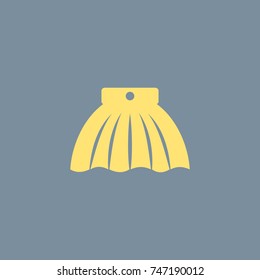 Vector icon of Skirts. Eps-10.