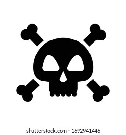 Vector icon of a skull.