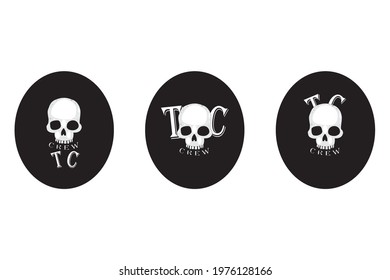 Vector icon of skull.death logo