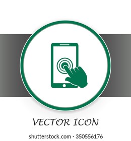 Vector icon Smartphone touchscreen icon concept 
