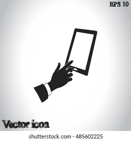 Vector icon Smartphone touchscreen icon concept