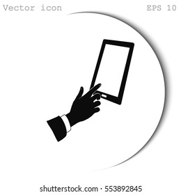 Vector icon Smartphone touchscreen icon concept