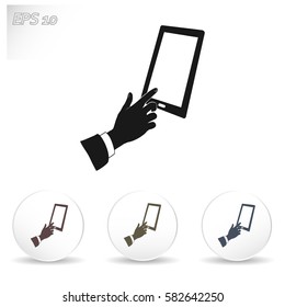 Vector icon Smartphone touchscreen icon concept