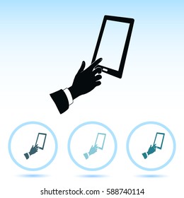 Vector icon Smartphone touchscreen icon concept
