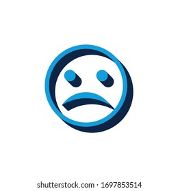 vector icon smile
isometric. 3d  sign isolated on white background.