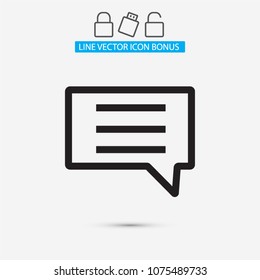 Vector icon sms 10 EPS