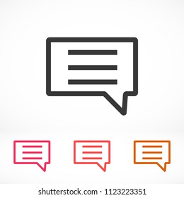 Vector icon sms 10 EPS