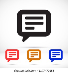 Vector icon sms 10 EPS
