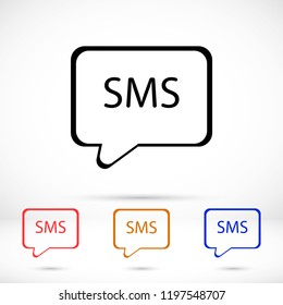 Vector icon sms 10 EPS