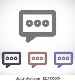 Vector icon sms 10 EPS