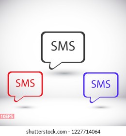 Vector icon sms 10 EPS