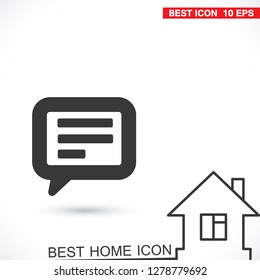 Vector icon sms 10 EPS