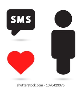 Vector icon sms 10 EPS