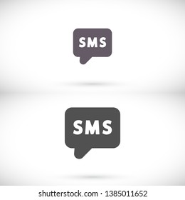 Vector icon sms 10 EPS . Lorem Ipsum Illustration design