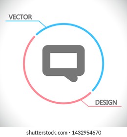 Vector icon sms 10 EPS . Lorem Ipsum Illustration design