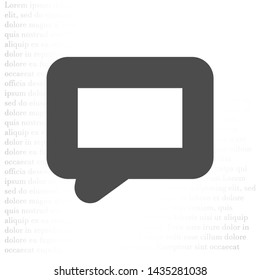 Vector icon sms 10 EPS . Lorem Ipsum Illustration design