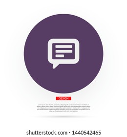 Vector icon sms 10 EPS . Lorem Ipsum Illustration design