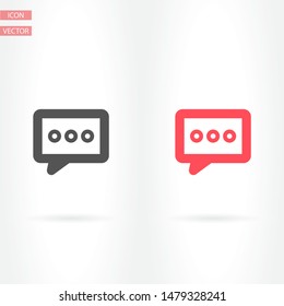 Vector icon sms 10 EPS . Lorem Ipsum Illustration design