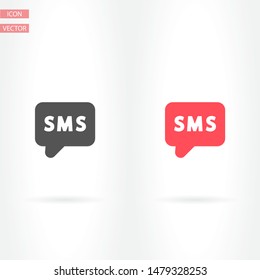 Vector icon sms 10 EPS . Lorem Ipsum Illustration design