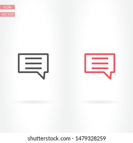 Vector icon sms 10 EPS . Lorem Ipsum Illustration design