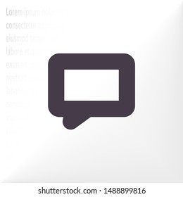 Vector icon sms 10 EPS . Lorem Ipsum Illustration design
