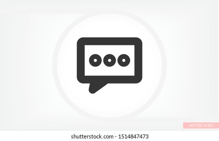 Vector icon sms 10 EPS . Lorem Ipsum Illustration design
