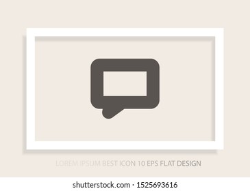 Vector icon sms 10 EPS . Lorem Ipsum Illustration design
