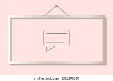 Vector icon sms 10 EPS . Lorem Ipsum Illustration design