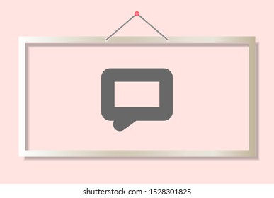 Vector icon sms 10 EPS . Lorem Ipsum Illustration design