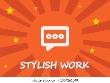 Vector icon sms 10 EPS . Lorem Ipsum Illustration design