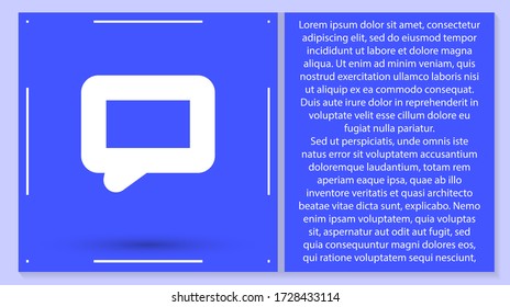 Vector Symbol sms 10 EPS . Lorem Ipsum Illustration Design