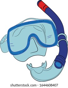 Icono vectorial de un equipo de buceo