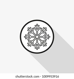 vector icon snowflake