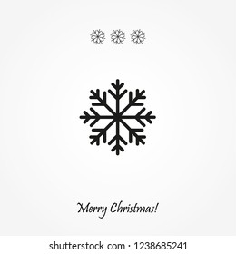 vector icon snowflake