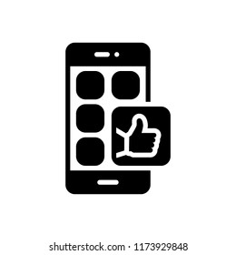 Vector icon for social  media 