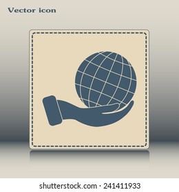 Vector icon social network 