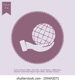 Vector icon social network 