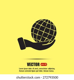Vector icon social network 