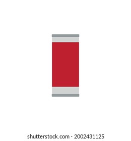Vektorsymbol, Soda kann auf weißem Hintergrund